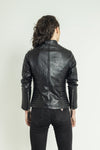 Jasmine-Moto l Noir - Cuir Dimitri